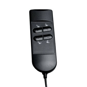 TV a relaxační křeslo s elektrickým ovládáním, potah šedá lá - 4