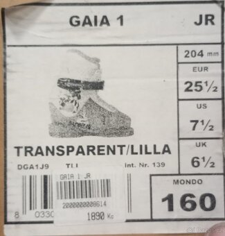 Nové dětské lyžařské boty 25,5 - 4