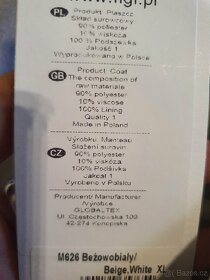 Kvalitní, krásný, nenošený dámský kabát Figl-626 - 4