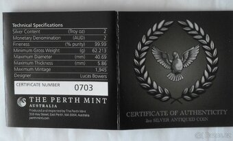 Stříbrná mince 75. výročí od konce II. sv. války, 2 oz - 4