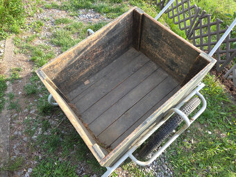 Prodám velký ruční vozík dvoukolák - 4