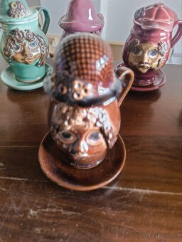 Keramické hrníčky s obličeji - 4