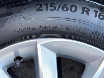 Original ALU kola Škoda HELIX 16" 7J ET45 + pneu 215/60/R16 - 4