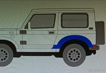 Zadní blatník Suzuki Samurai. - 4