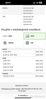 Zadní brzdy Octavia 3 - 4