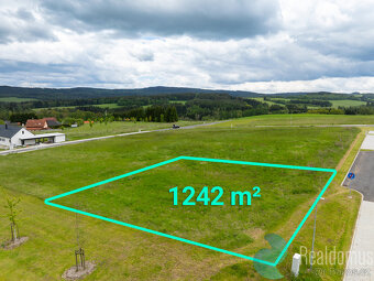 Prodej, pozemek pro bydlení 1242 m², Český Krumlov, Bohdalo - 4