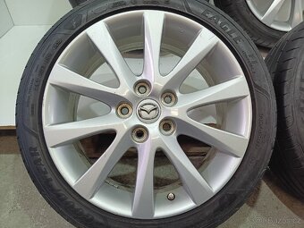 Letní alu kola Mazda 5x114,3 R17 pneu 215/45/17/ - 4