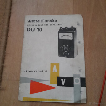 Univerzální měřící přístroj AVOMET DU-10 plně funkční - 4