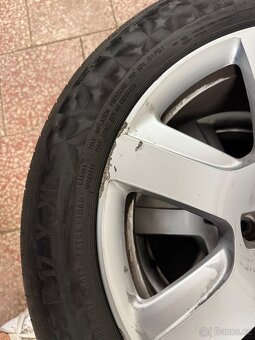 Originál Alu kola Audi 5x112 r17 - letní pneu Continental - 4