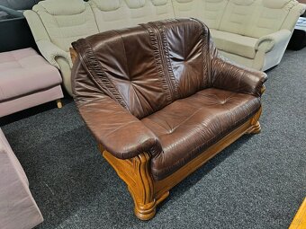 Sedací souprava 3 + 2 + 1 - kůže - 4