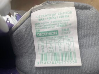 Prodám dětské dívčí brusle OXELO - Decathlon - 4