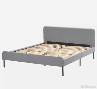DOVOZ MOŽNÝ Čalouněný rám postele ikea 140x200 - 4
