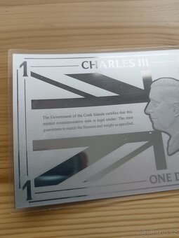 Stříbrná bankovka 5g Iron Maiden 999,9 - 4