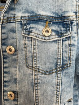 Dívčí jeansová bunda 11-12let (146) - 4