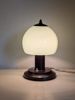 funkcionalistická lampa, bakelitová lampička - 4