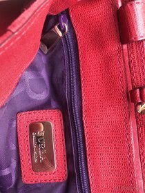 Červená kožená kabelka zn. Furla. 25x17 cm. - 4
