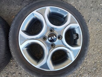 15"letní alu sada 4x100 origo Kia Picanto 175/50 TPMS - 4