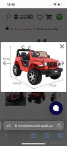 Jeep elektrické autíčko - 4