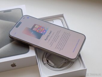 APPLE iPhone 15 Pro MAX 256GB Přírodní titan - ZÁRUKA - TOP - 4