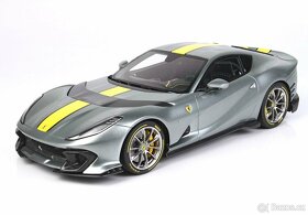 BBR 1:18 Ferrari 812 Competizione /Coburn grey/yellow/600 ks - 4