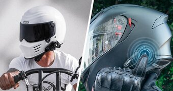 Náhlavní souprava Bluetooth Lexin G2 pro motocykly,nové - 4
