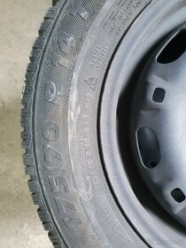 Sada disky a zimní pneumatiky Fabia 3, Rapid 175/70 R14 - 4