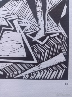 František Kupka - Čtyři příběhy bílé a černé - grafika č .10 - 4