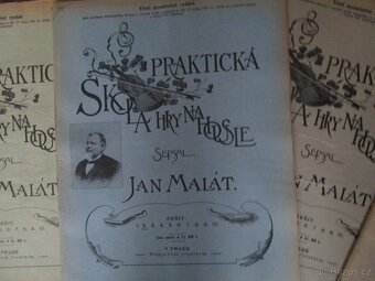 starožitné noty-Jan Malát-Josef Novák - 4