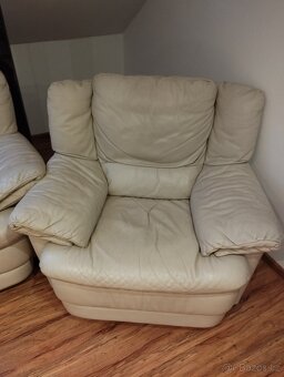 Kožená sedací souprava - 4