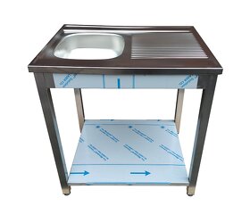 Nerezové gastro dřezové stoly - různé rozměry - 4