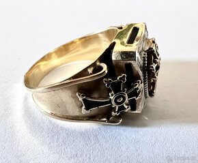Zlatý pánský prsten-zlato 585/1000 (14 kt),8,45g - 4