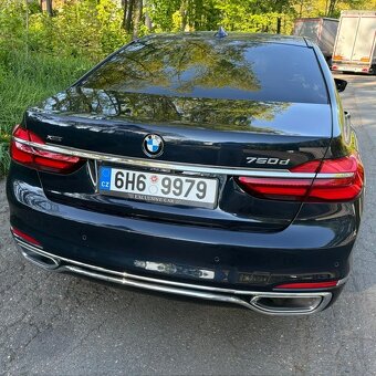 BMW 750d xDrive Limousine, krásné, nové v ČR, 1. majitel - 4