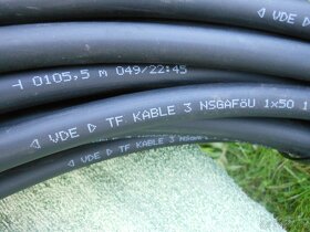 Jednožilový pryžový kabel 30 metrů - 4
