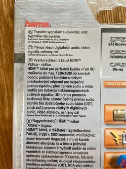HAMA vysokorychlostní kabel HDMI "vidlice-vidlice" NOVÝ - 4