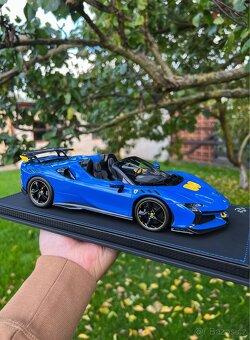 BBR - Ferrari SF90XX Spider, Azzuro Dino, 1:18, 240ks - 4