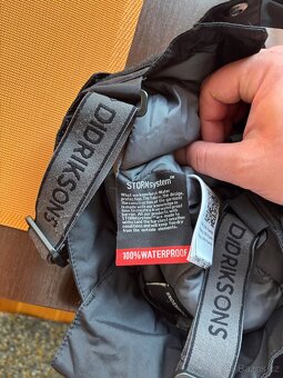 Dětské zimní kalhoty Didriksons Idre černé vel. 80 - 4