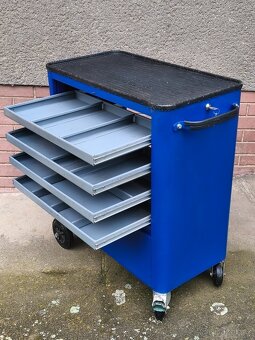 Prodám NEPOUŽÍVANÝ robustní PROFI dílenský vozík na nářadí.. - 4