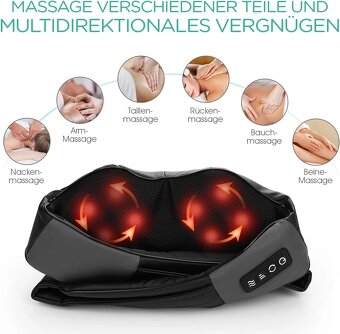 Masážní přístroj na krk VOYOR-HEALTH s teplem - 4