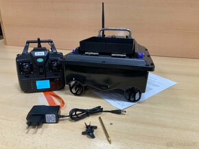 Jednokomorová loďka s GPS na ryby (bat. 10000mAh)+obal černý - 4