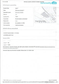Prodej, pozemková parcela, Stanovice 9.239,5 m2 - 4