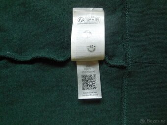 pánská Gant zelená khaki mikina zip XL - 4