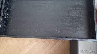 Moderní Bílý stůl s 3mi elegantními šuplíky - 4