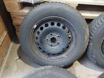 15'' disky 5x112 se zimními 195/65 s pneu 8,0 + 6,4mm - 4