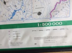 Mapa Československé (socialistické) rep., přírodní zdroje. - 4