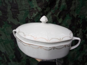 Porcelánové kořenky, polévková mísa, cukřenka - 4