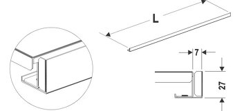 regálová police kovová 125x40cm - 4