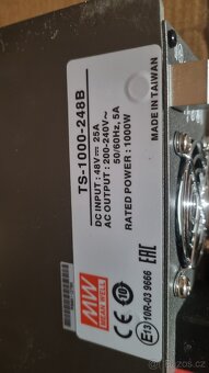 Mean Well TS-1000 (48V/ 1000W) NOVÝ, NEPOUŽITÝ - 4
