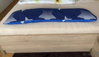 Dva nové flanelové povlaky/potahy na polštář 145 x 40 cm - 4