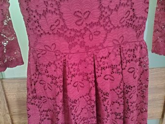 Celokrajkové společenské šaty S-M - 4