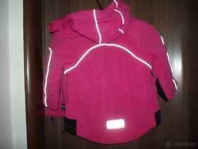 krásná teplá reflexní zimní bunda vel.92 s mikinou - 4